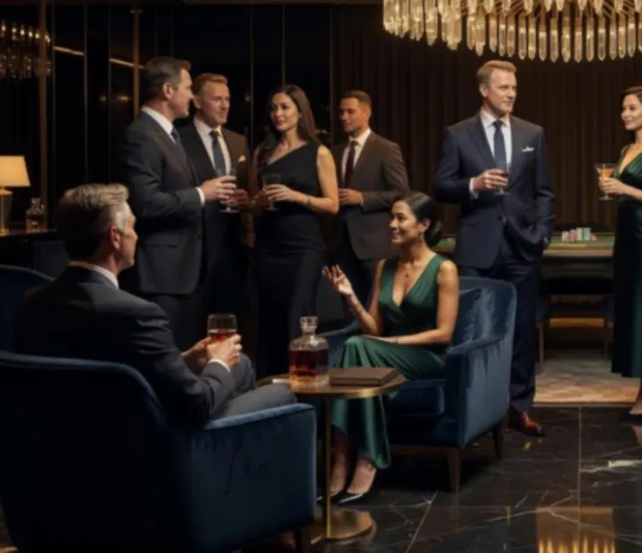 Elegáns networking egy luxus környezetű VIP rendezvényen
