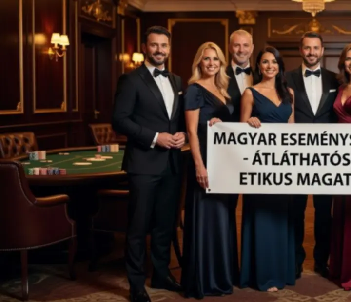 Profeszionális, elegánsan öltözött rendezvényszervező csapat